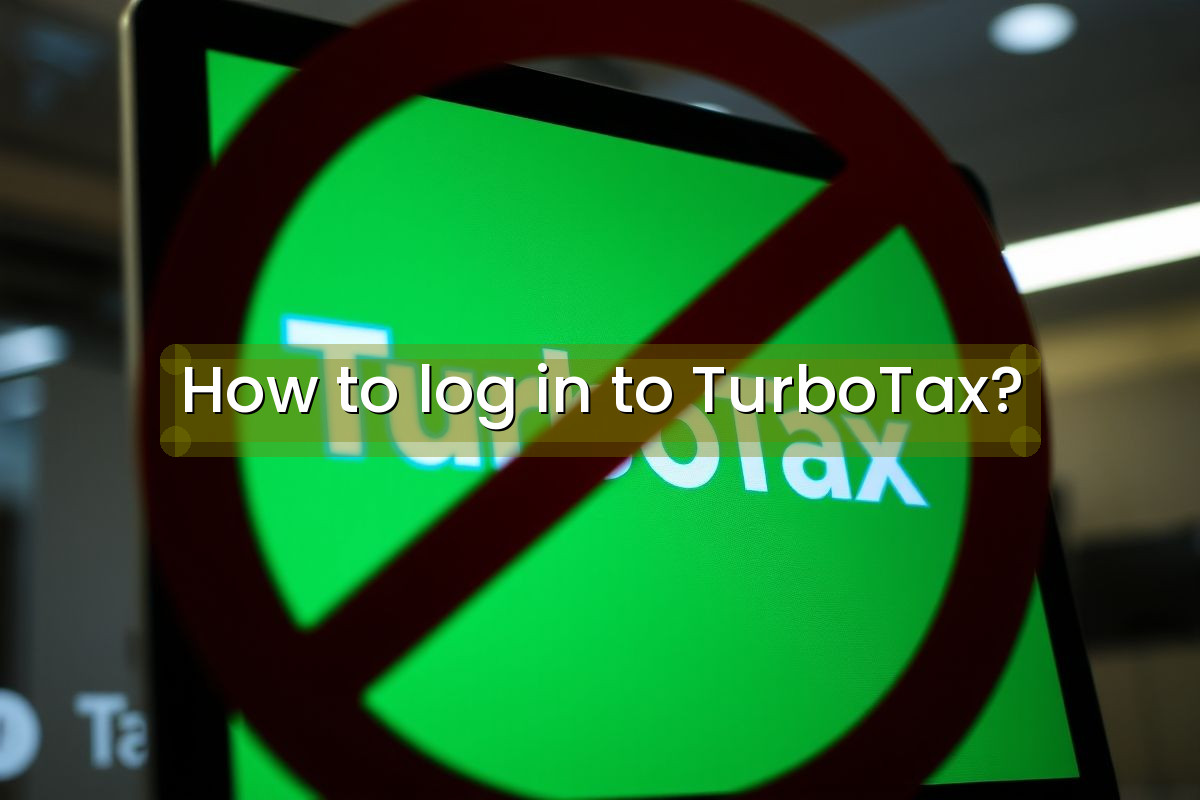 How to log in to TurboTax?