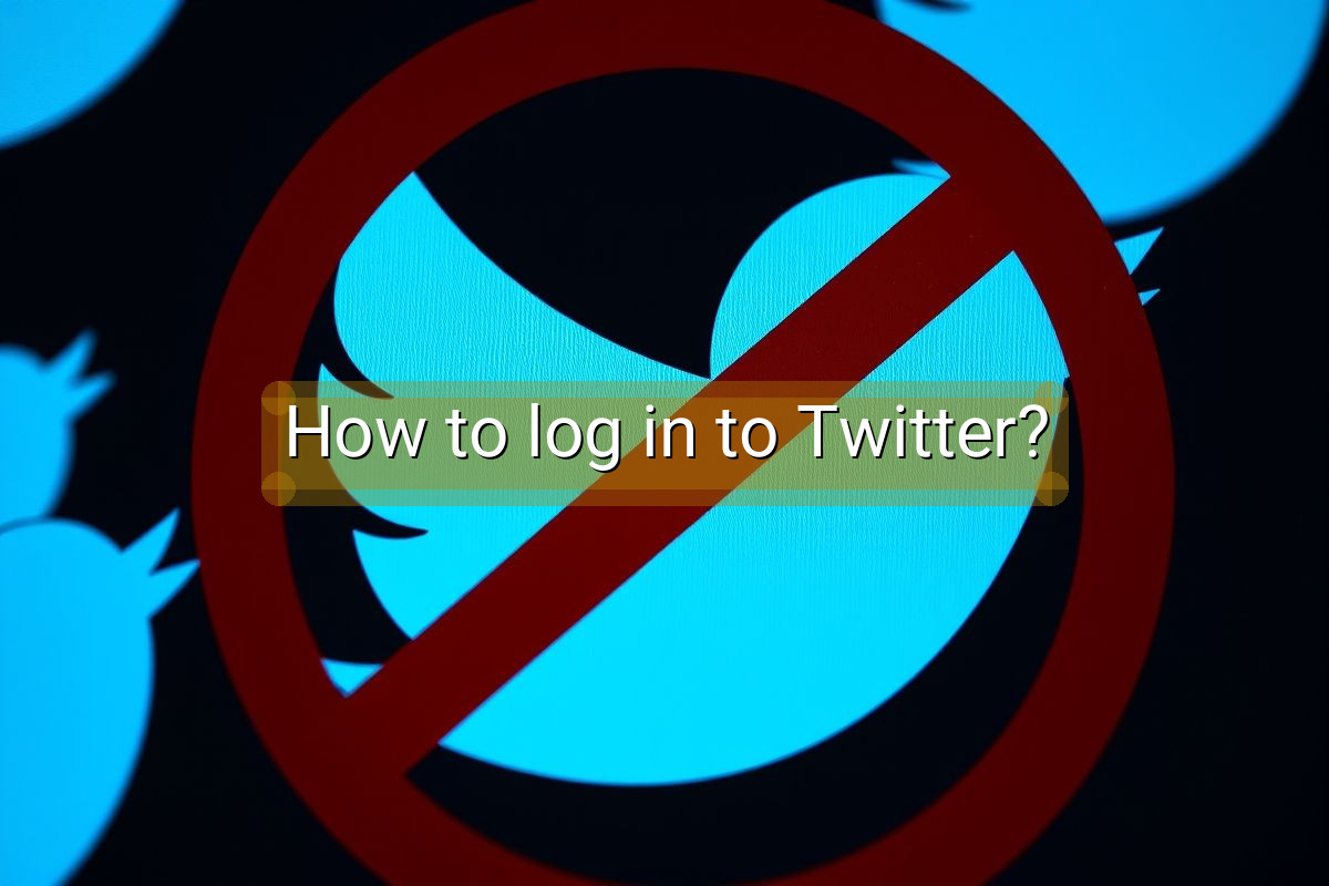 How to log in to Twitter?
