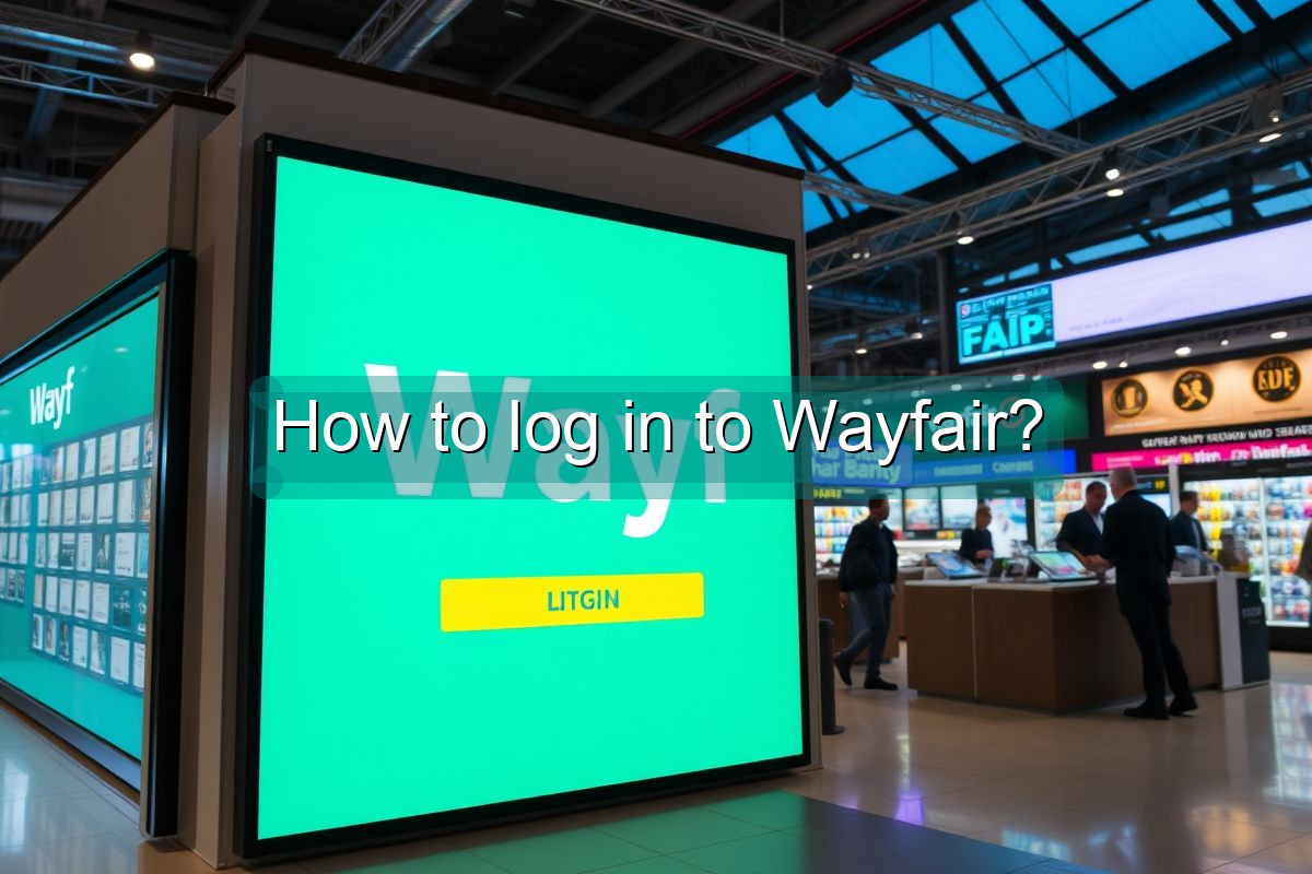 How to log in to Wayfair?