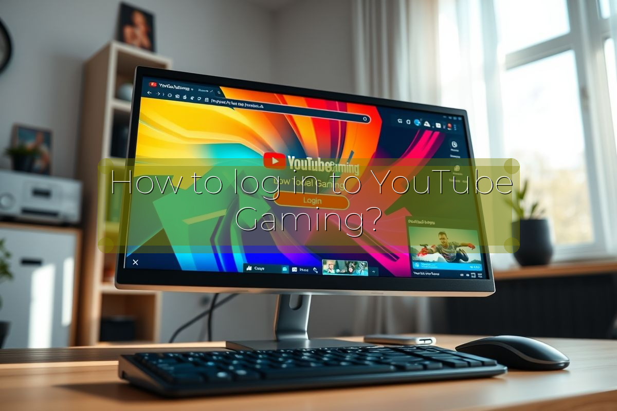 How to log in to YouTube Gaming?