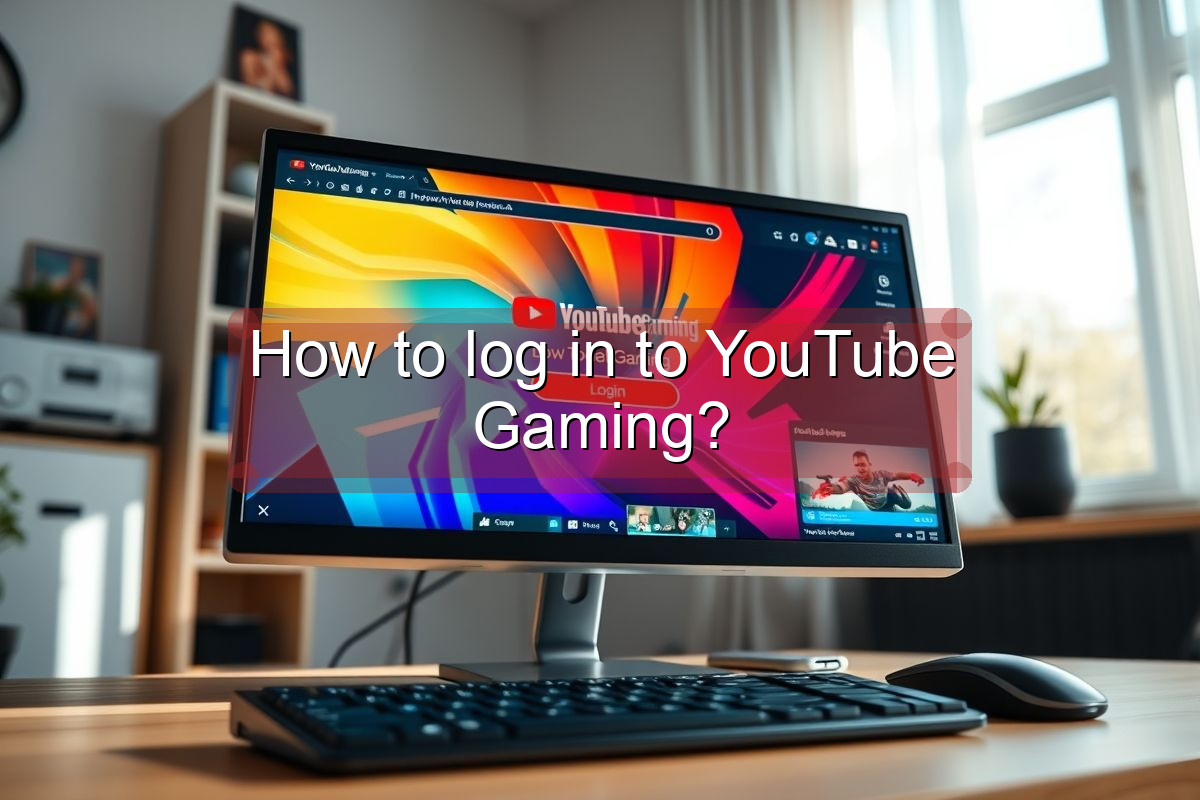 How to log in to YouTube Gaming?