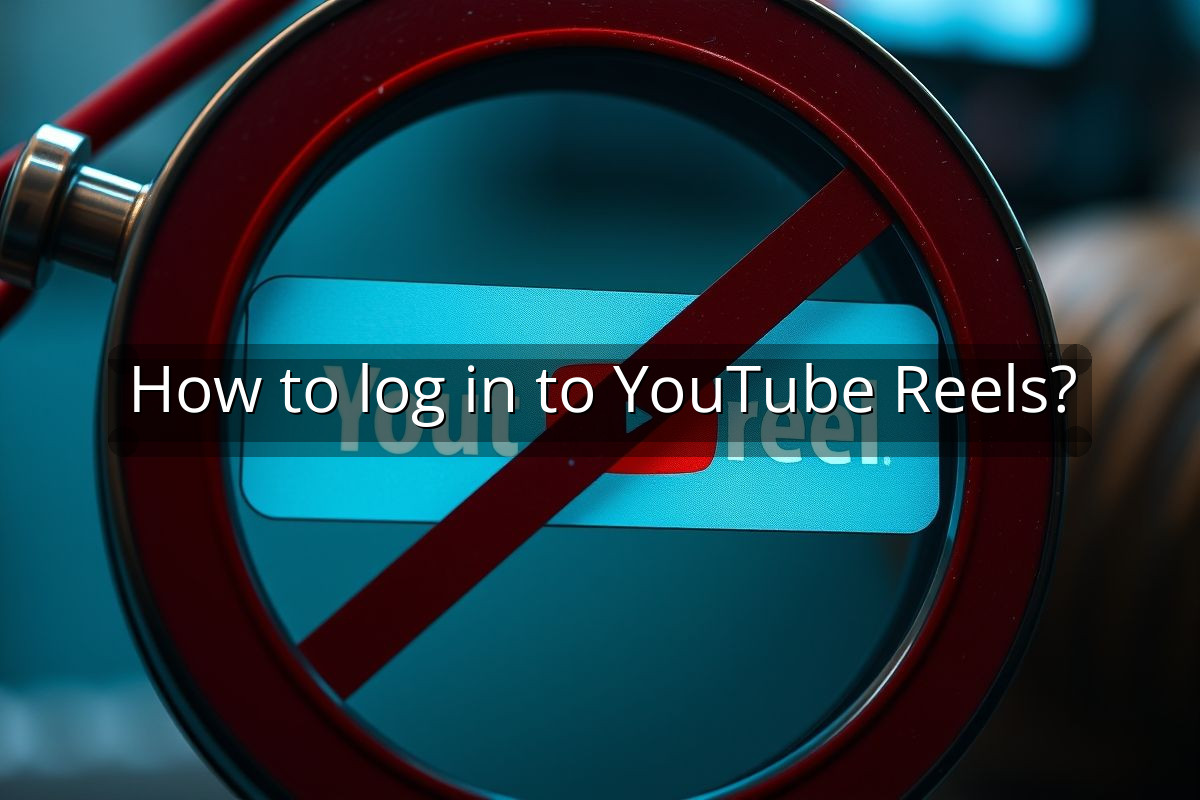 How to log in to YouTube Reels?