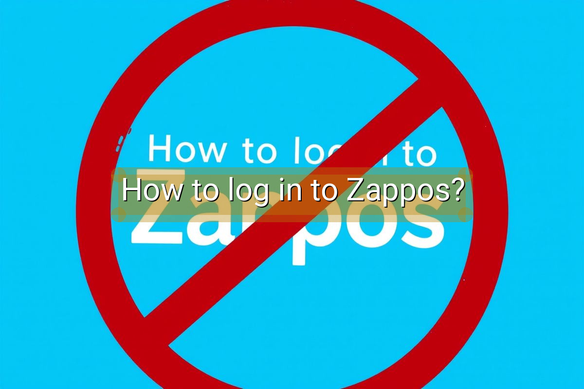 How to log in to Zappos?